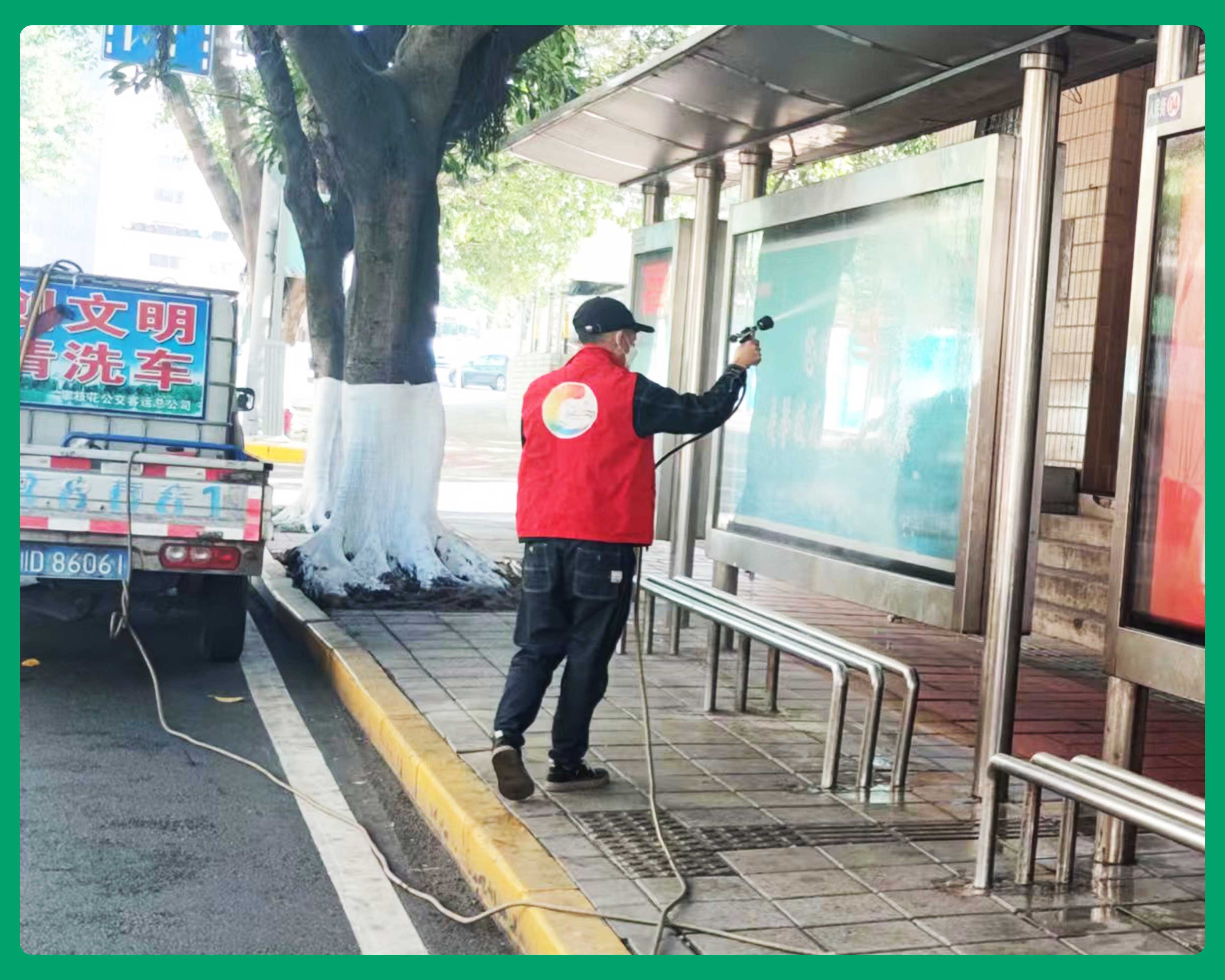 創建全國文明城市，公交廣告在行動
